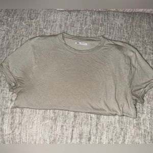 Zara Beige Shirt Size M